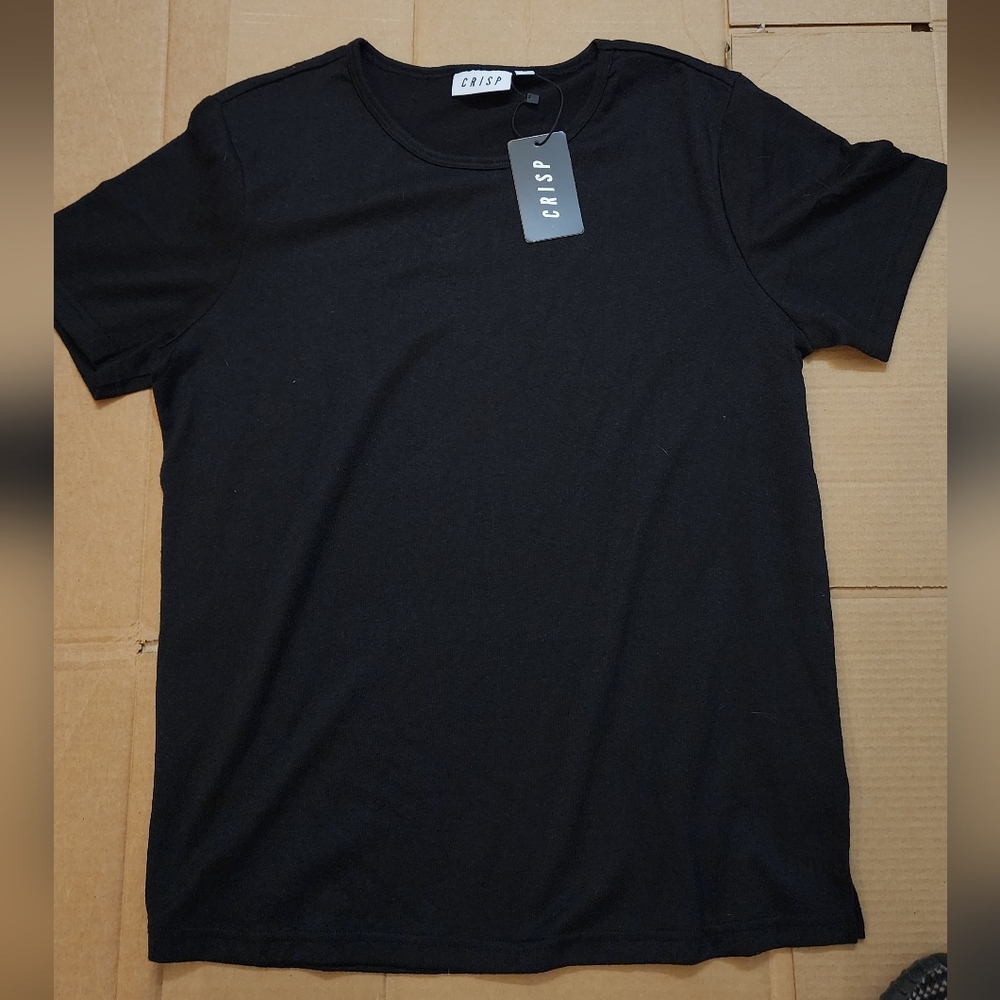 CRISP Black T-Shirt